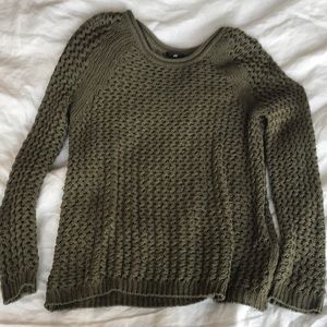 H&M Army Green Sweater